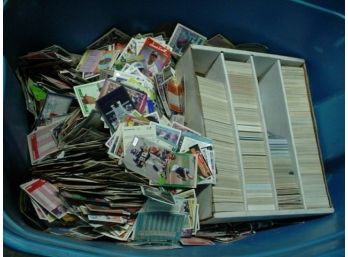 Tub Of Assorted Sports Cards, Ca 1980'2 & 1990's   (73)