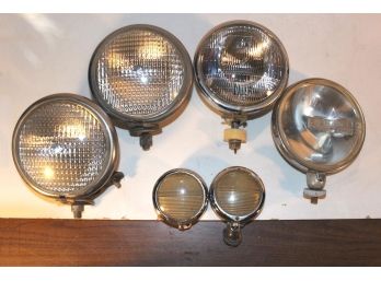 Box Of Vintage Vehicle Lights  (328)