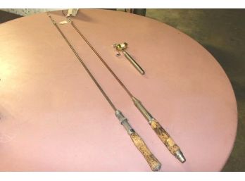 3 Telescoping Fishing Rods, One Travel Size  (204)