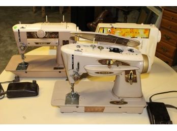 3 Singer Sewing Machines    (216)