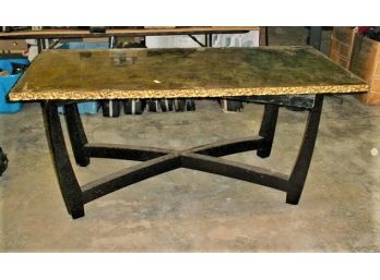 Glass Top Table, 73'x 36'x 31'   (158)