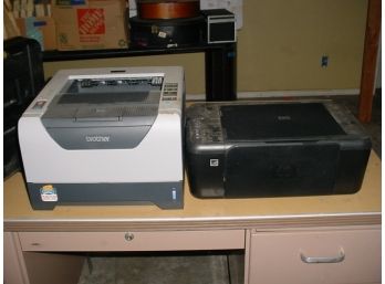 2 Printers, Brother & HP  (86)
