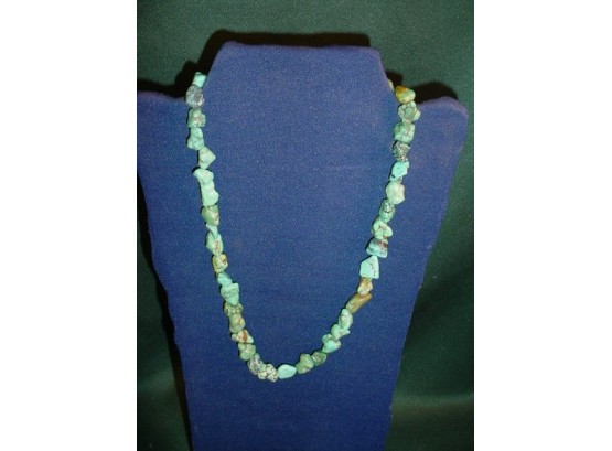 Chunky Stone Turquoise Necklace  (135)