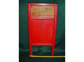 Small 'National' Wooden Wash Board, 8'x 18'  (53)