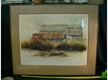 Framed Watercolor, Ben Williams, 'summer Place'   (30)