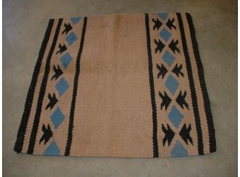 Native American Woven Saddle Blanket:' Chinly', 34'x 35'   (96)