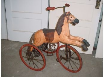 Vintage Toy Horse Tricycle  (132)