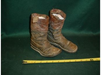 Beautiful Pair Of Child's Old Cowboy Boots  (89)