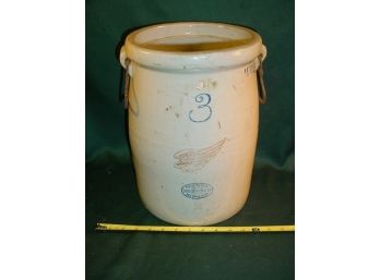 Red Wing Crock #3 With Rusty Handles  (183)
