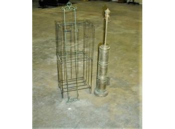 Lamp Base, Plate Rack, Metal Shelf  (67)
