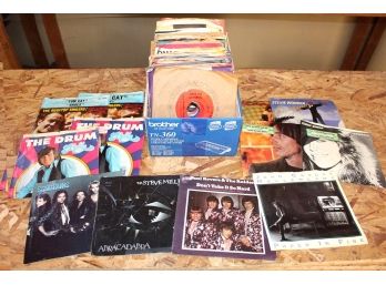Large Box Of 45rpm Records (103)