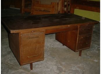 Flat Top Wood Desk, 66'x 36'x 30'h  (37)