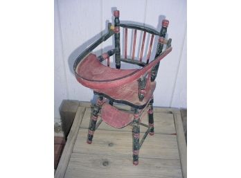 Doll's Folding  Hi Chair, 20' High  (29)