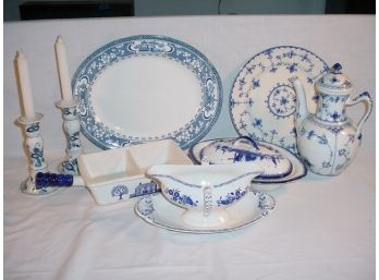 Blue & White Dinnerware  (99)