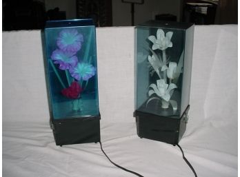 2 Electric Music Boxes/night Lights, 14' High   (93)