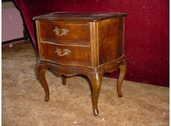 Small 2 Drawer Queen Ann Side Table, 21'x 12'x 22'  (56)
