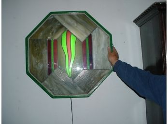 Electric Stained Glass Wall Lamp  (78)
