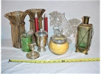 Candle Holders & Candles, Lantern Music Box   (5)