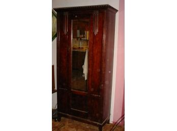 Oak Wardrobe Cabinet, 33' Wide, 17' Deep, 76 High  (96)