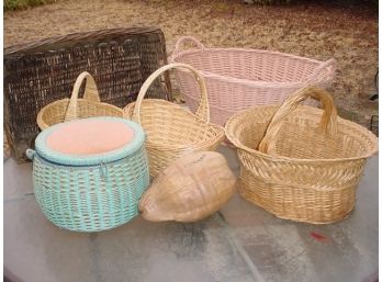 6 Baskets - Sewing Basket With Contents, Coconut    (74)