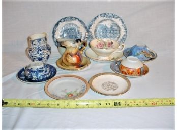 Cup & Saucers, Pitchers, More  (6)