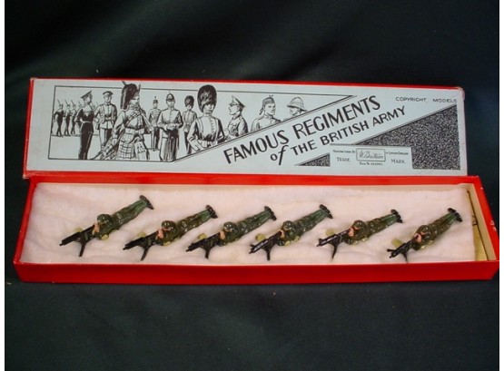 Old Set Of 6 Toy Metal Soilders - # 1515 'Coldstream Guards'    (150)