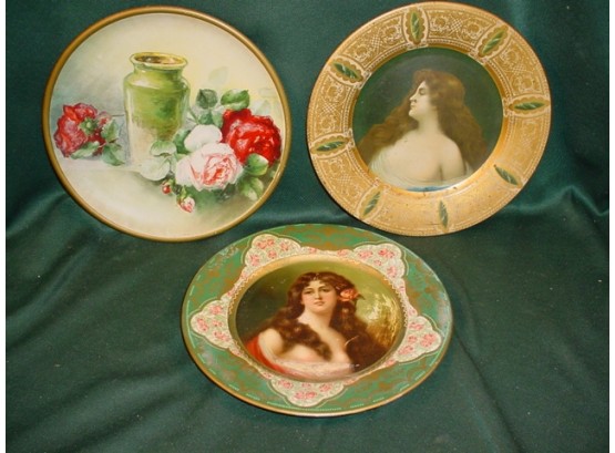 3 Tin Plates, 10' D   (159)