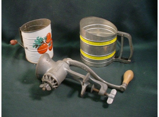2Old  Flour Sifters & Universal Food Grinder   (93)