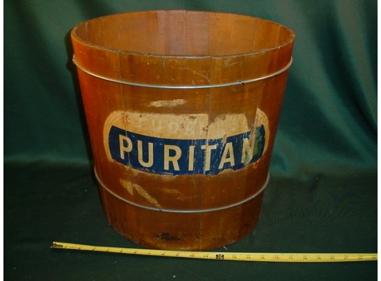Large Wood Puritan Bucket  (115)