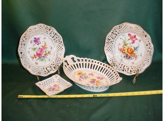 4 Pieces Bavarian Plates & Bowls  (25)