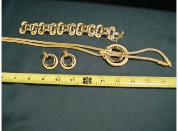 Trifari Necklace, Earrings & Bracelet     (126)