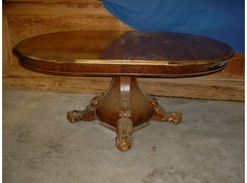 Large Pedistal Dining Table With Carved Toes  (82)