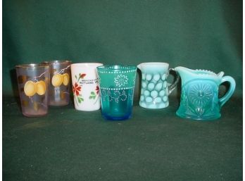 Assorted Victorian 4 Tumblers & 2 Pitchers   (44)