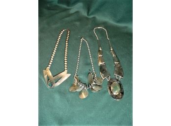 3 Metal Necklaces   (124)