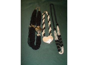 3 Beaded Necklaces   (136)