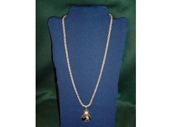 925 Chain & Pendant, 54.4 Grams With Stone    (133)