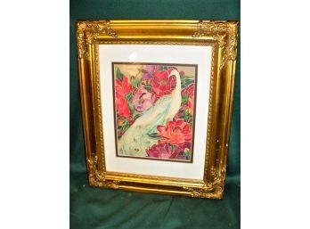 15'x 18' Picture In Gold Ornate Frame  (119)