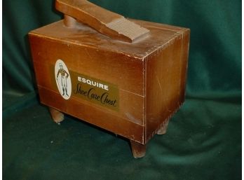 Esquire Shoe Care Chest With Contents, 10'x 7'x 9'   (84)