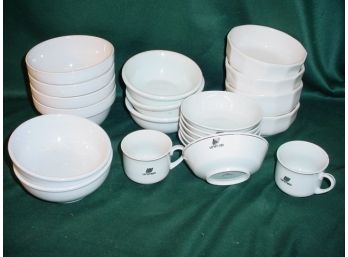 13 White Bowls  (199)