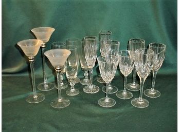 15 Assorted Champagne Flutes   (153)