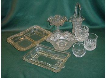 8 Pieces Glassware, Crystal And More  (162)