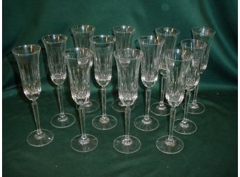 Matching Set Of Twelve 10' Champagne Flutes  (138)