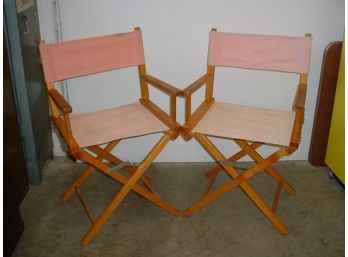 Pair Of Folding  Director's Chairs   (127)