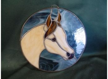 Stained Glass  Horse, 11' Diameter   (204)