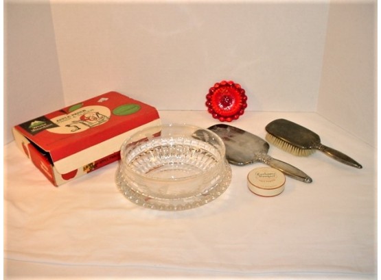 Apple Peeler, 8' Glass Bowl, Hand Mirror (as Is)& Brush Set, More  (169)