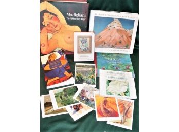 Art Books & Postcards Georgia O'Keeffe, Monet, Modiglani, More  (79)