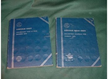 2 Books Of Lincoln Head Cents (71 Pennies)   (277)