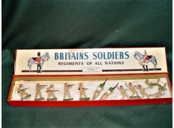 11 Britains Metal  Soldiers 'North West Mounted Police' #1349   (142)