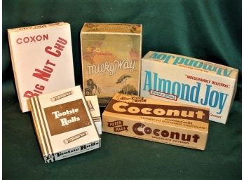 Group Of 6 Old Advertising Candy Boxes  (81)