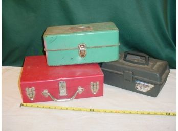 Three Tool Boxes With Contents   (35)